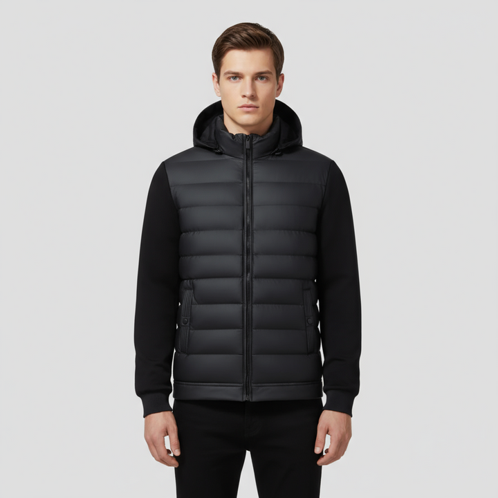 Veste Homme Matelassée à Capuche