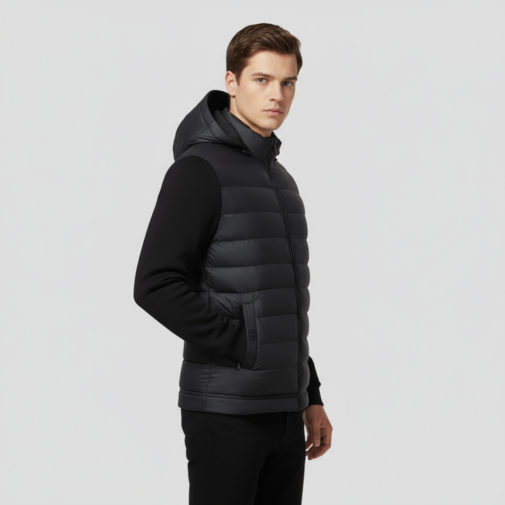 Veste Homme Matelassée à Capuche