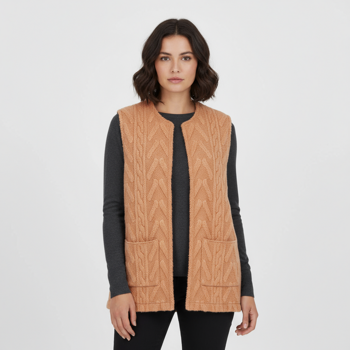 Gilet Femme Sans Manches | Doublé Polaire