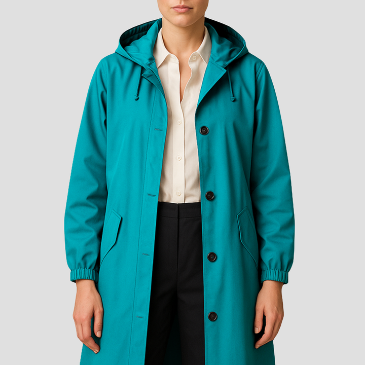 Imperméable Femme Léger à Capuche