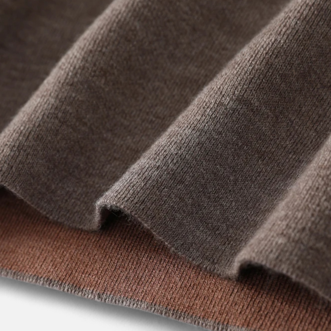 Pull Homme Demi-Zip Laine Mérinos