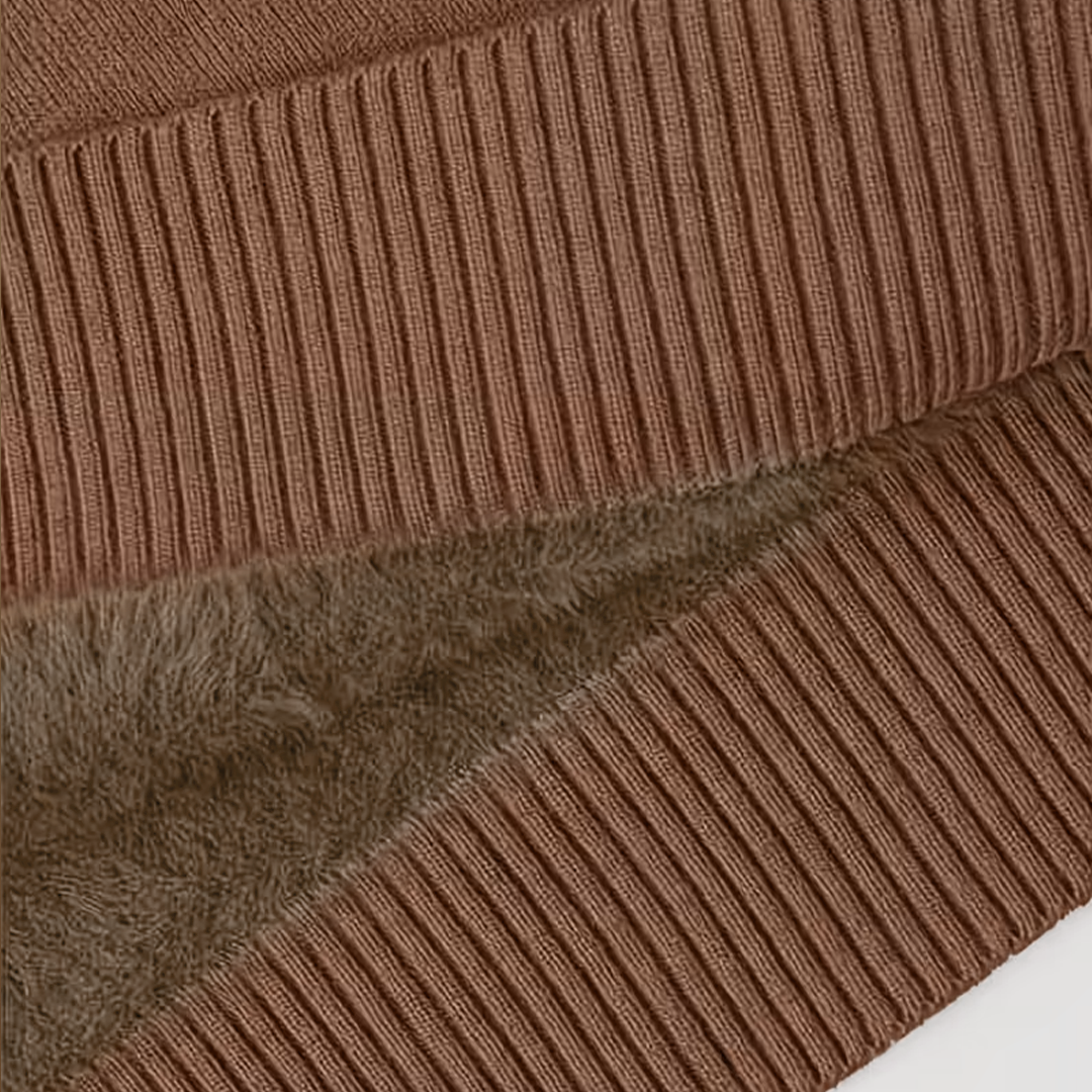 Pull Femme Col Roulé en Maille