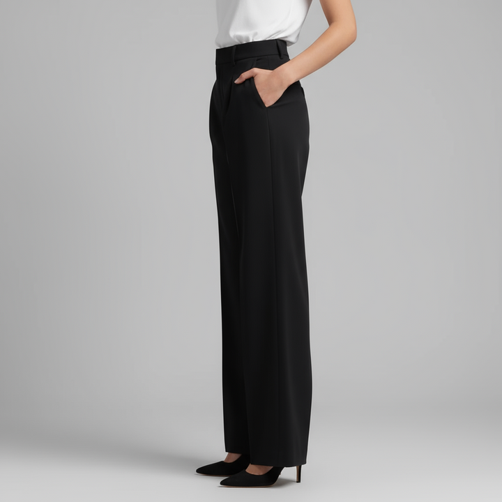 Pantalon Femme Taille Haute | Jambes Droites
