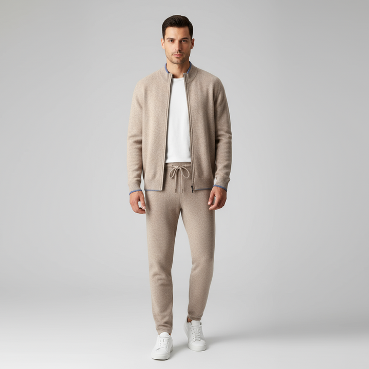 Ensemble D’intérieur Homme Laine Mérinos | Zippé