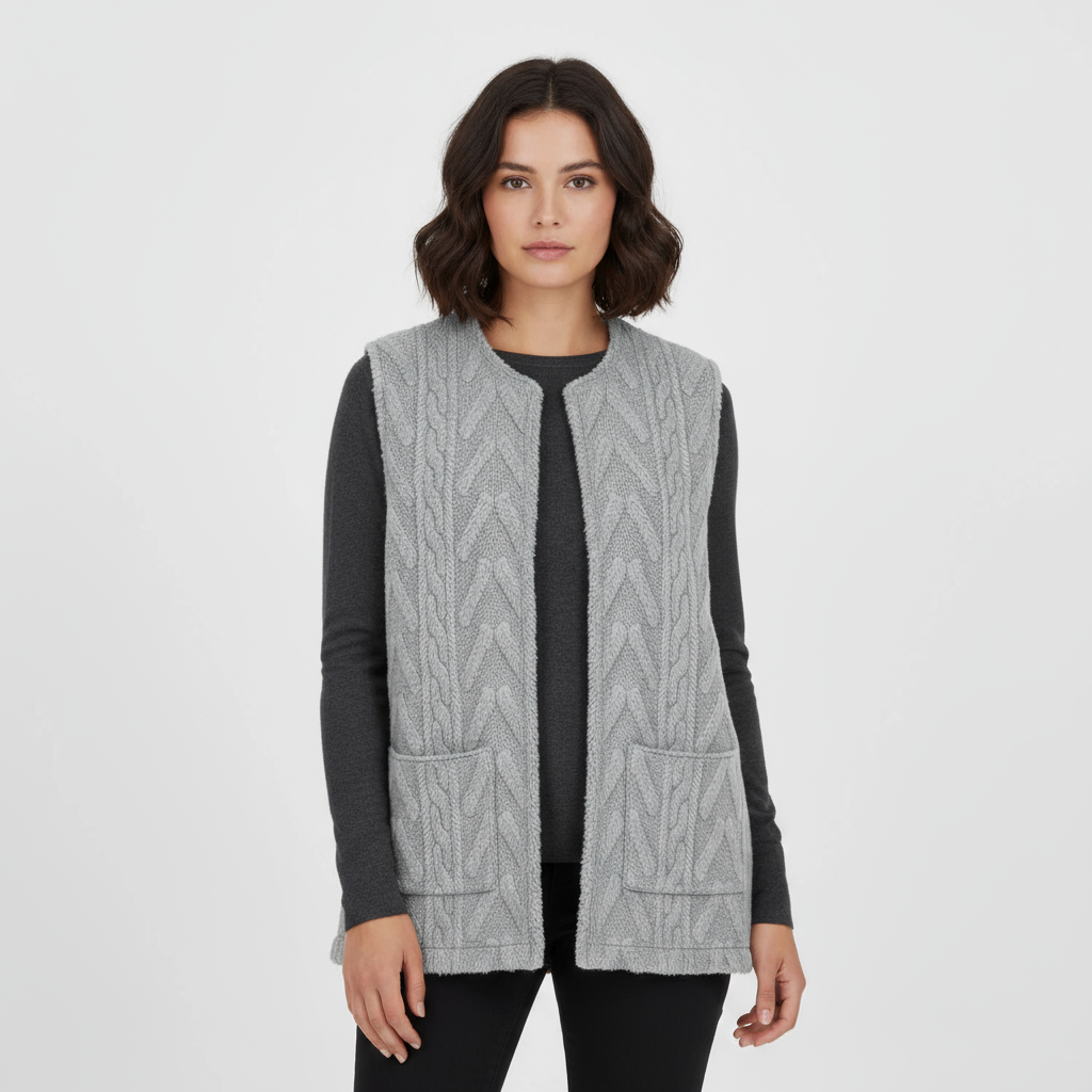 Gilet Femme Sans Manches | Doublé Polaire