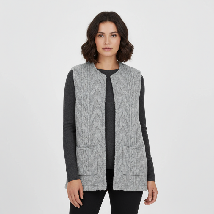 Gilet Femme Sans Manches | Doublé Polaire