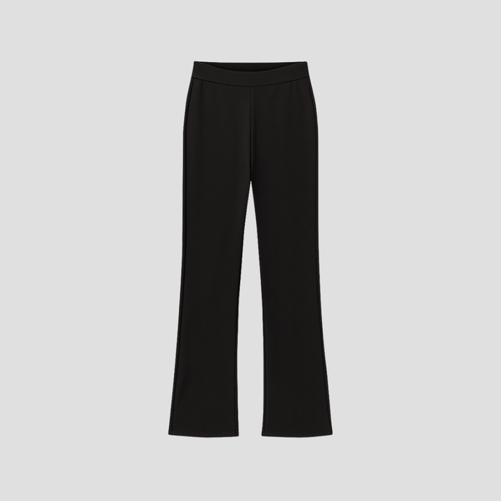 Pantalon Droit Femme Taille Élastique
