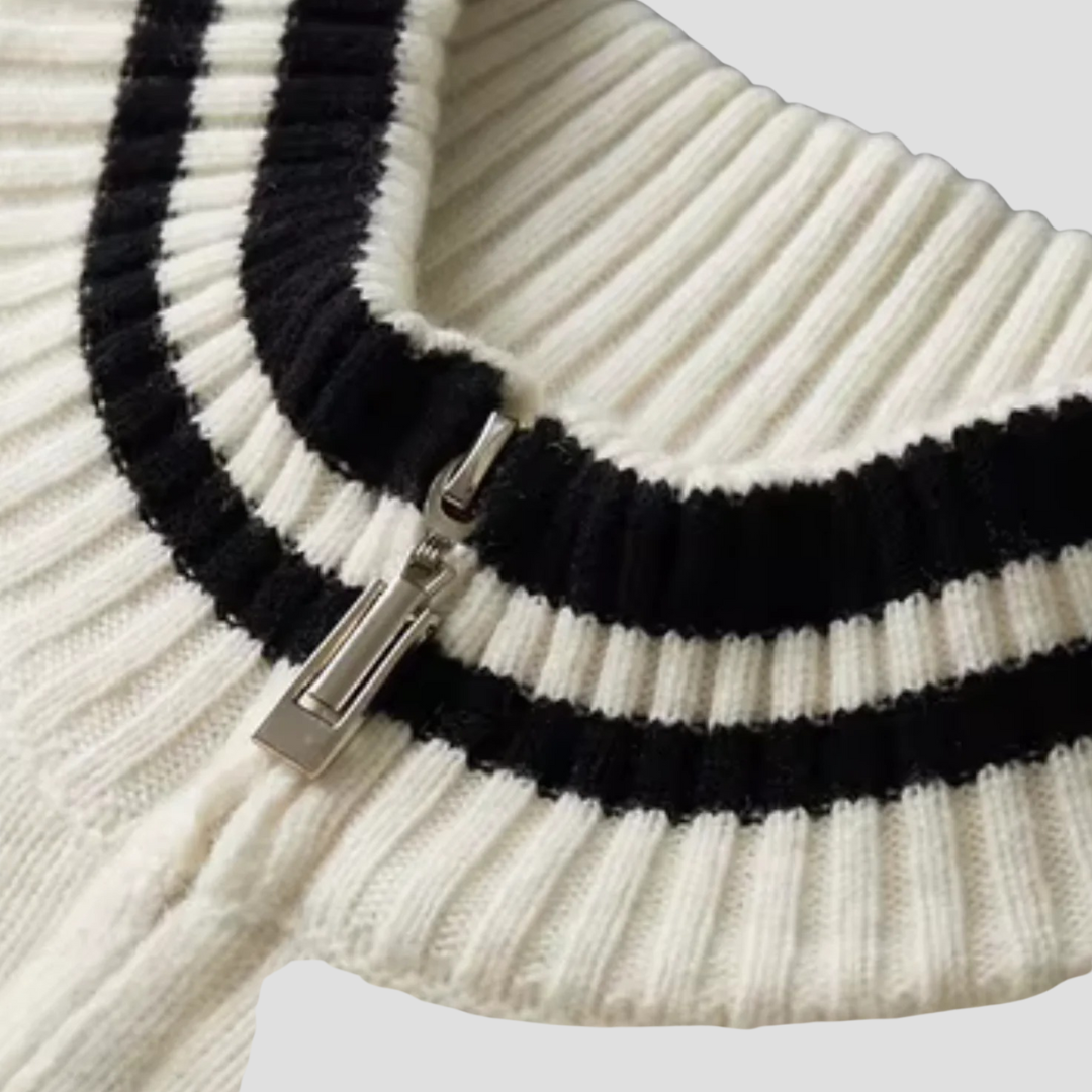 Cardigan Homme Zippé Laine Mérinos