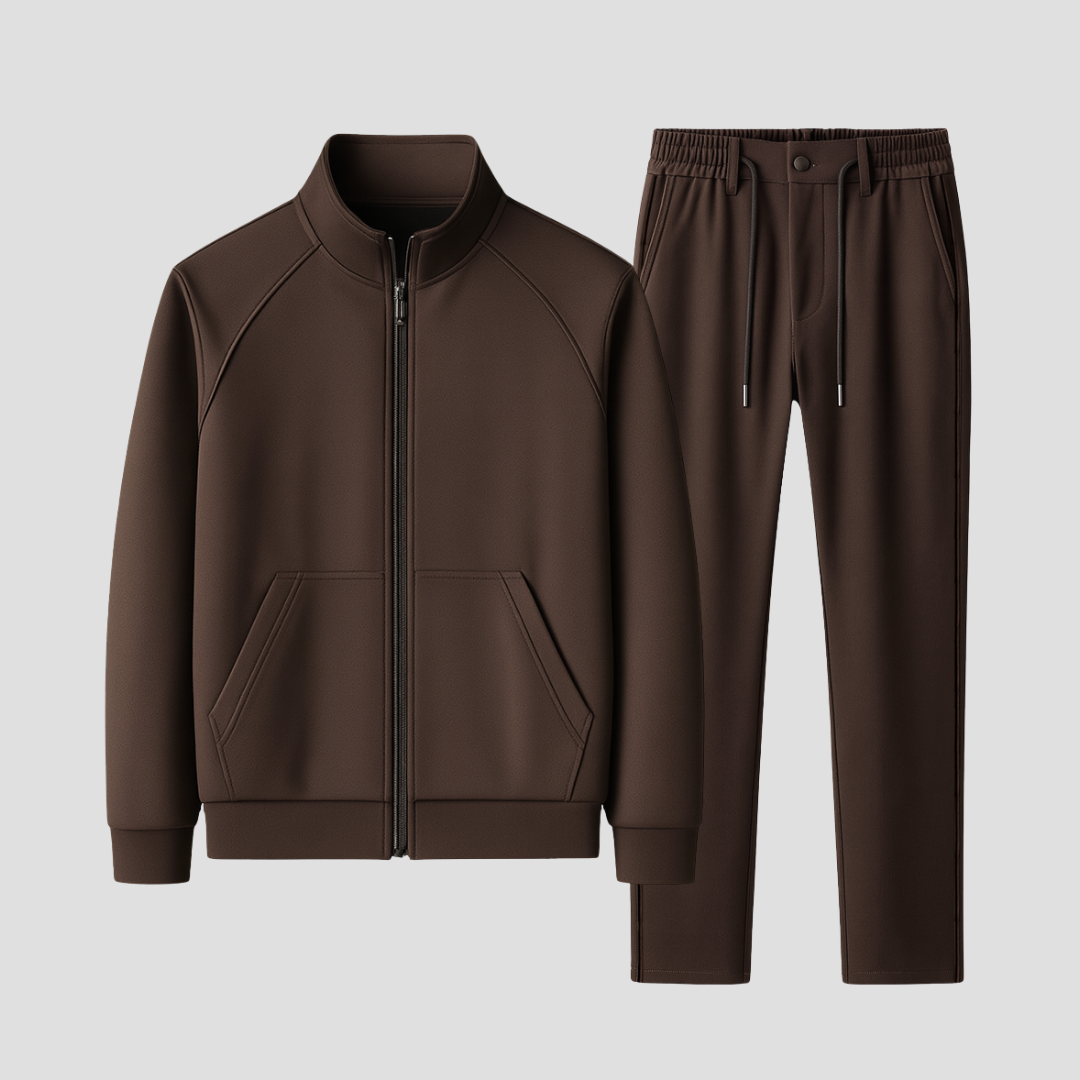 Survêtement Homme Zippé en Maille