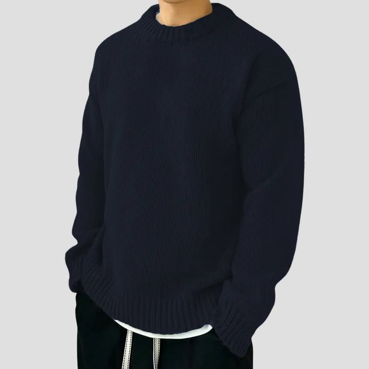 Pull Homme Col Rond Tricoté