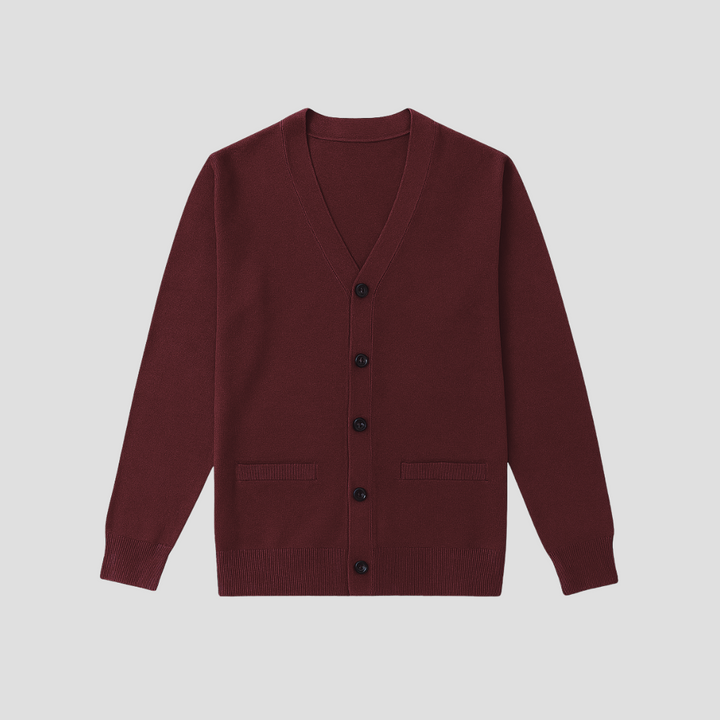Cardigan Homme Col V Boutonné
