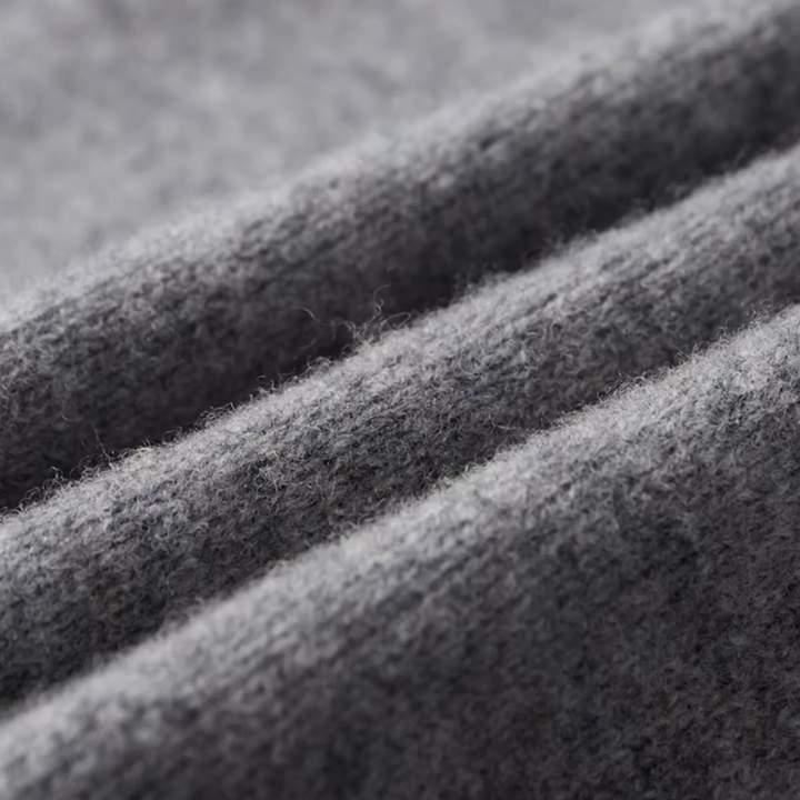 Cardigan Homme Zippé Laine Mérinos | Col Montant