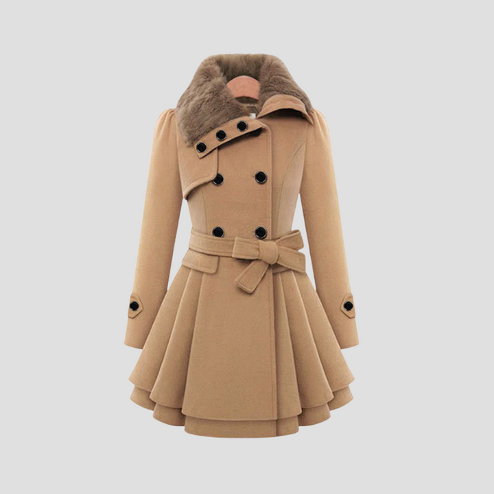Manteau Femme Hiver Long Ceinturé