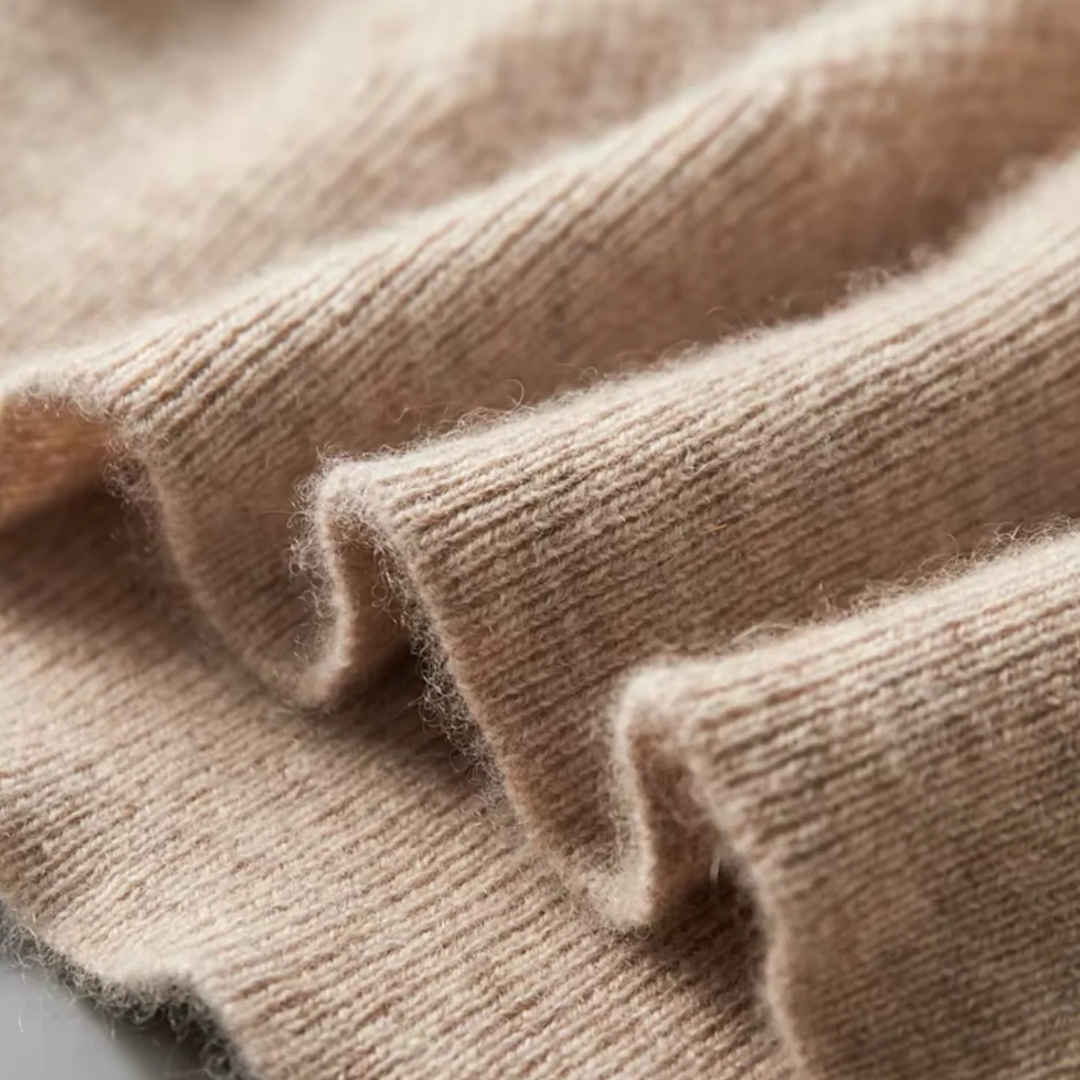 Pull Henley Homme en Cachemire