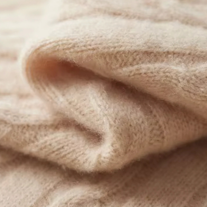 Pull Homme Laine Mérinos Torsadé | Col Boutonné