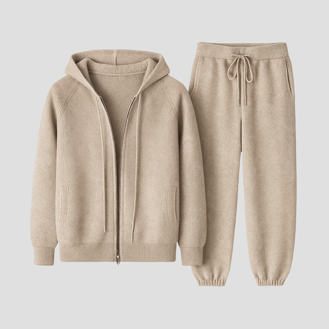 Ensemble Jogging Homme Zippé à Capuche