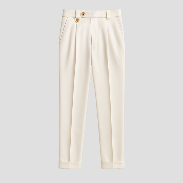 Pantalon Homme à Pinces Taille Haute