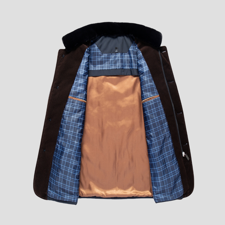 Veste Matelassée Homme Zippée | Col Montant