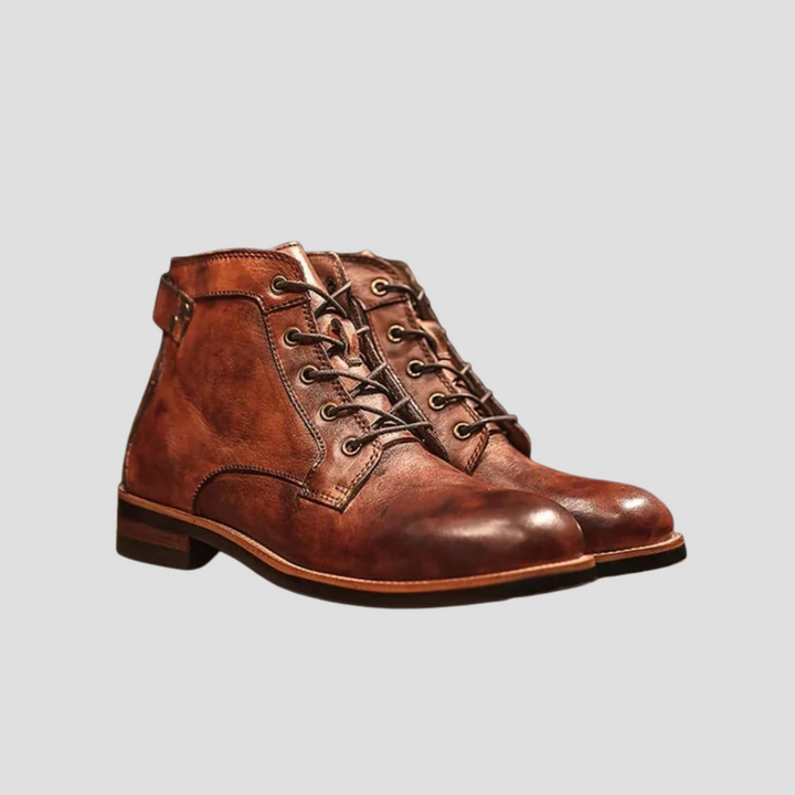 Bottines Homme Cuir à Lacets