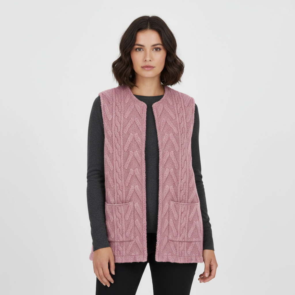 Gilet Femme Sans Manches | Doublé Polaire