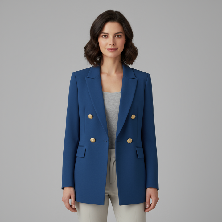 Blazer Femme Double Boutonnage