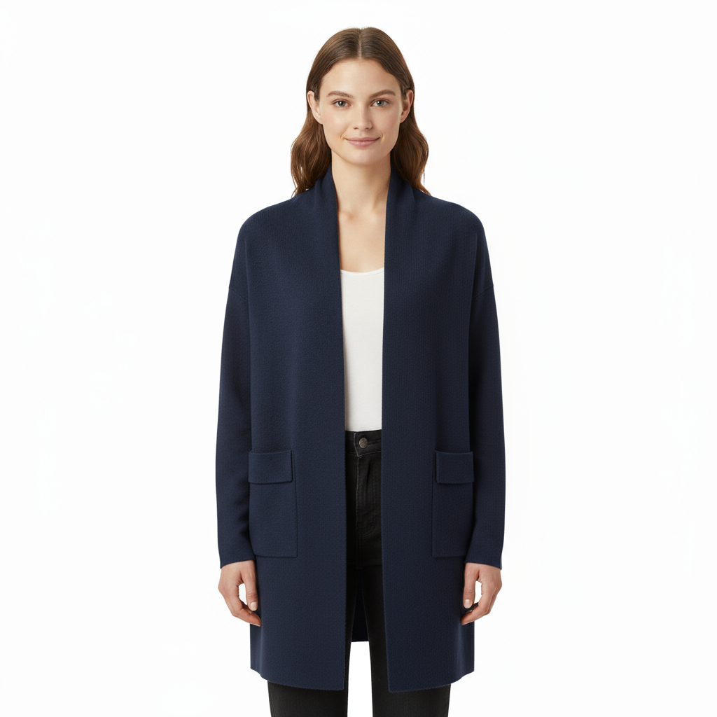 Cardigan Femme Long en Maille