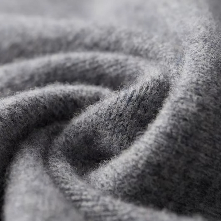 Cardigan Homme Zippé Laine Mérinos | Col Montant