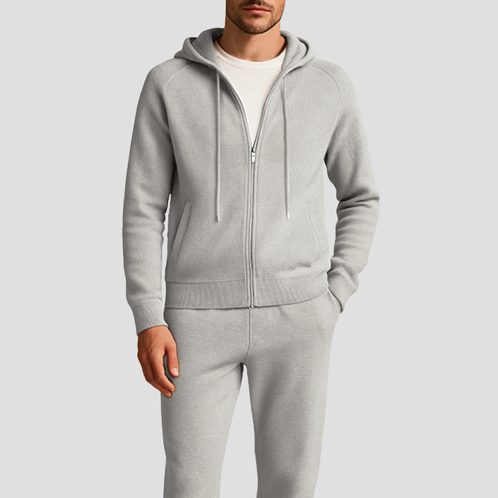 Ensemble Jogging Homme Zippé à Capuche