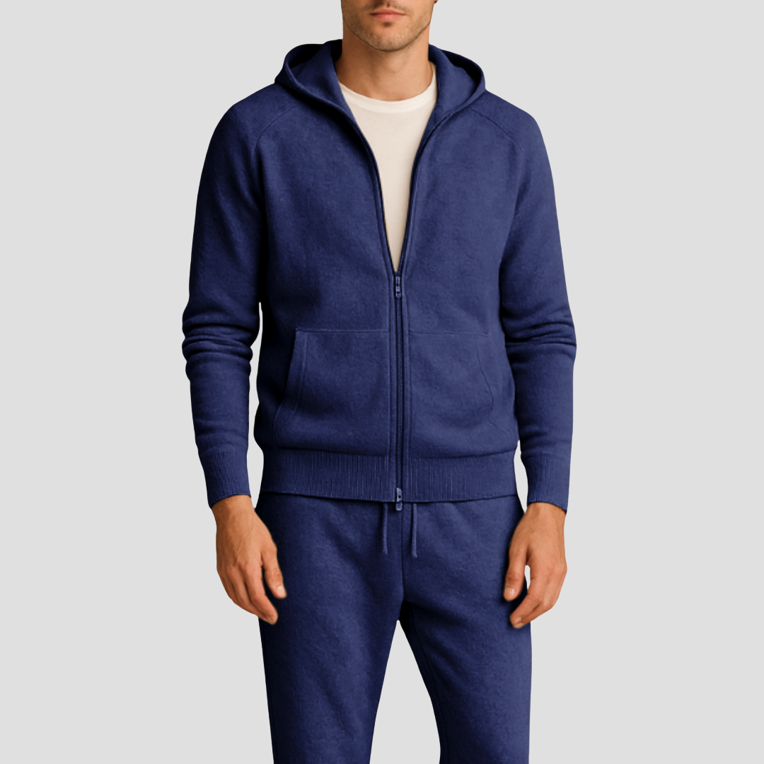 Ensemble Jogging Homme Zippé à Capuche