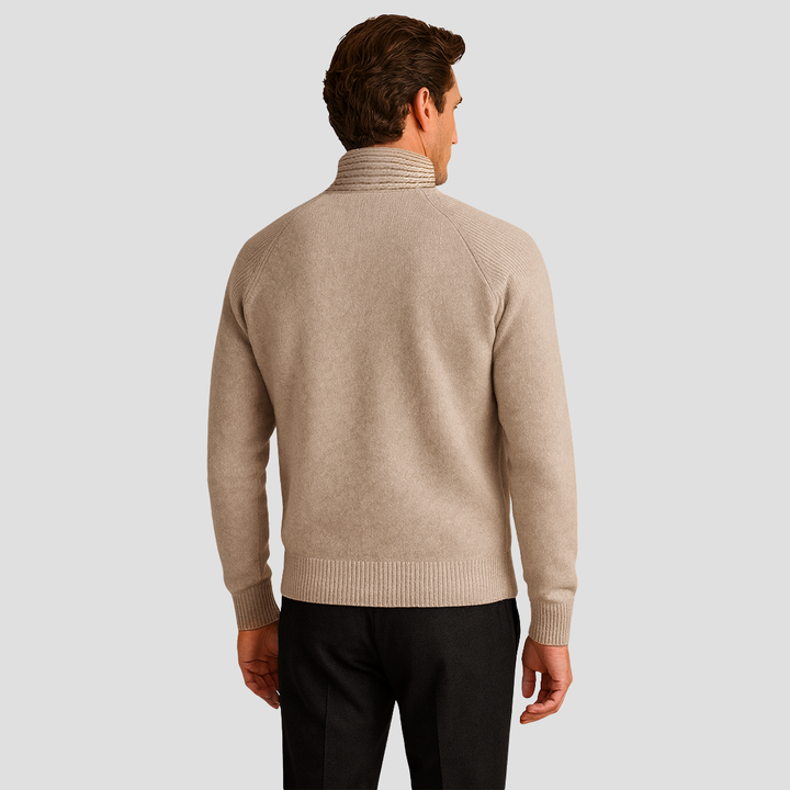 Cardigan Homme Zippé en Maille