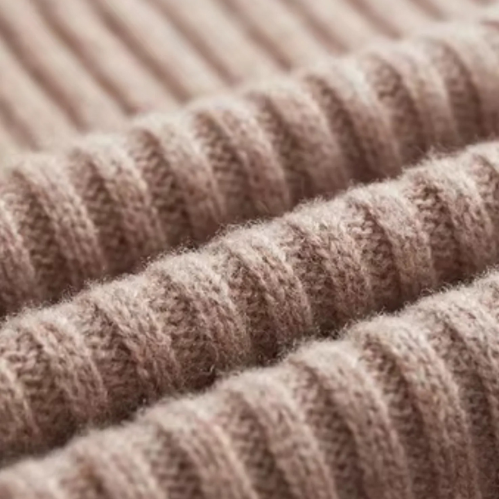 Pull Henley Homme Laine Mérinos Côtelé