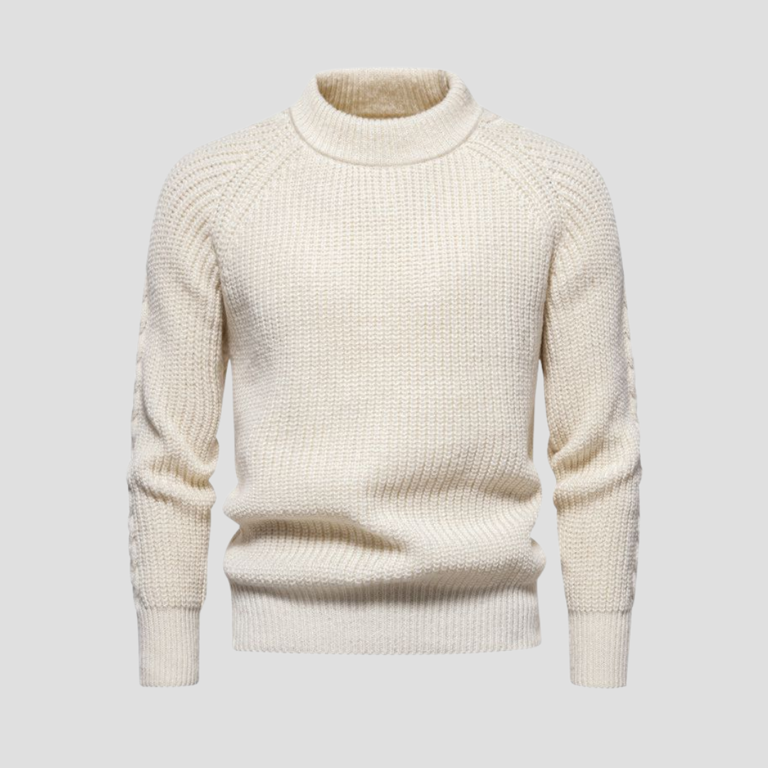 Pull Homme Col Rond en Maille
