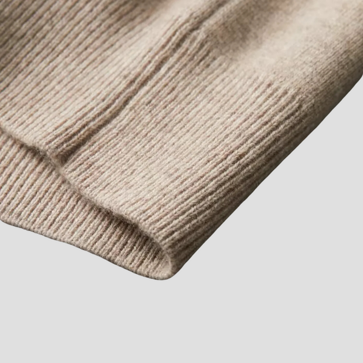 Cardigan Homme Laine Zippé