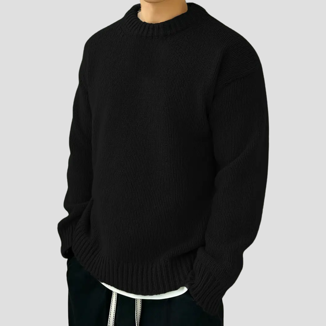 Pull Homme Col Rond Tricoté