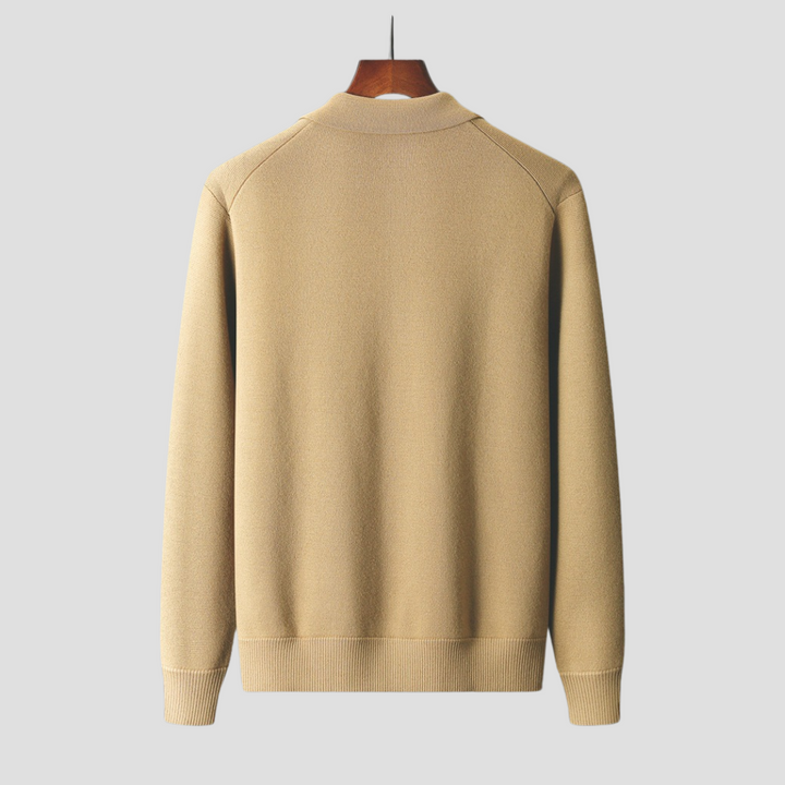 Cardigan Homme Boutonné Laine Mélangée