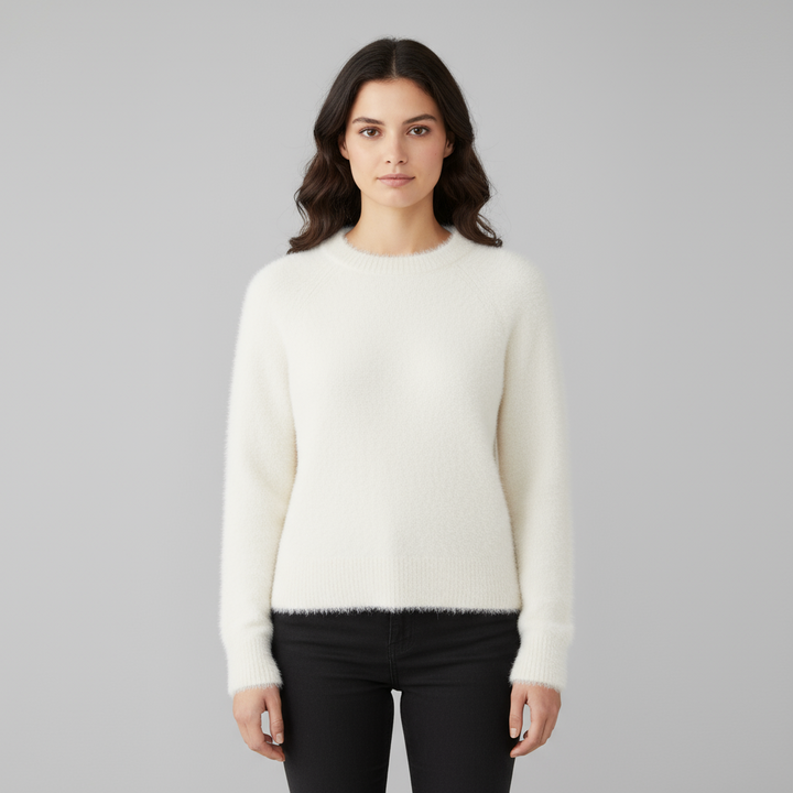 Pull Femme Col Rond Maille Douce
