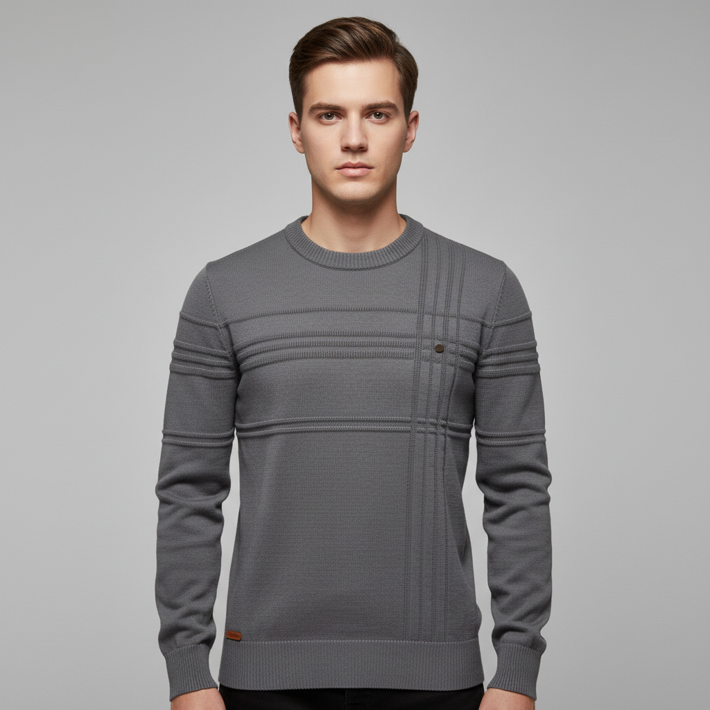 Urbain | Pull Texturé Col Rond