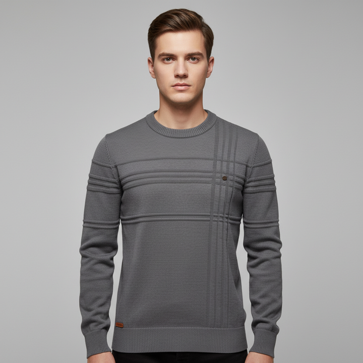 Urbain | Pull Texturé Col Rond