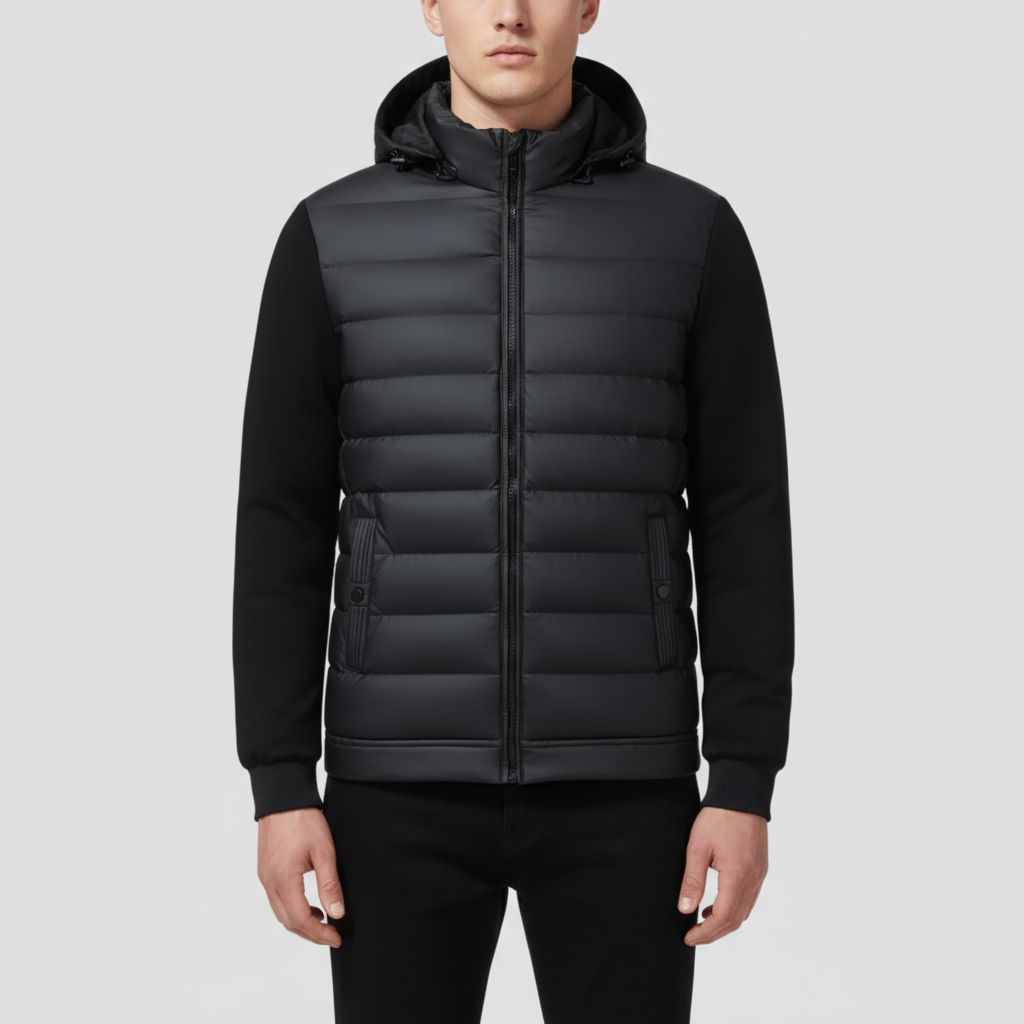 Veste Homme Matelassée à Capuche