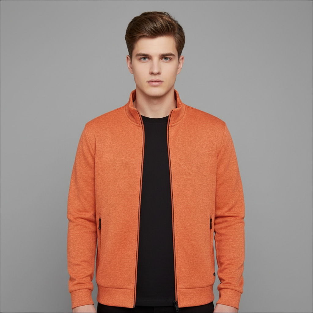 Cardigan Zippé Homme Maille