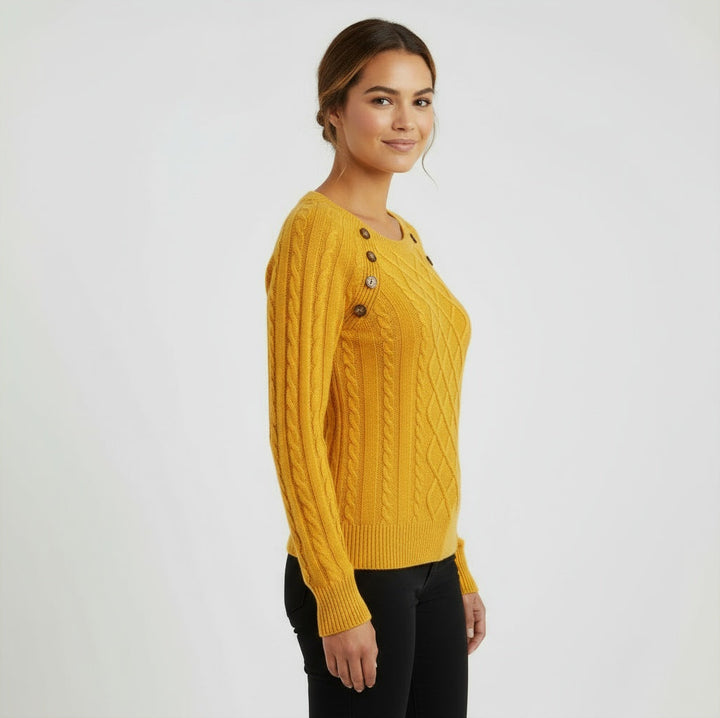 Pull Femme Maille Torsadée | Col Rond