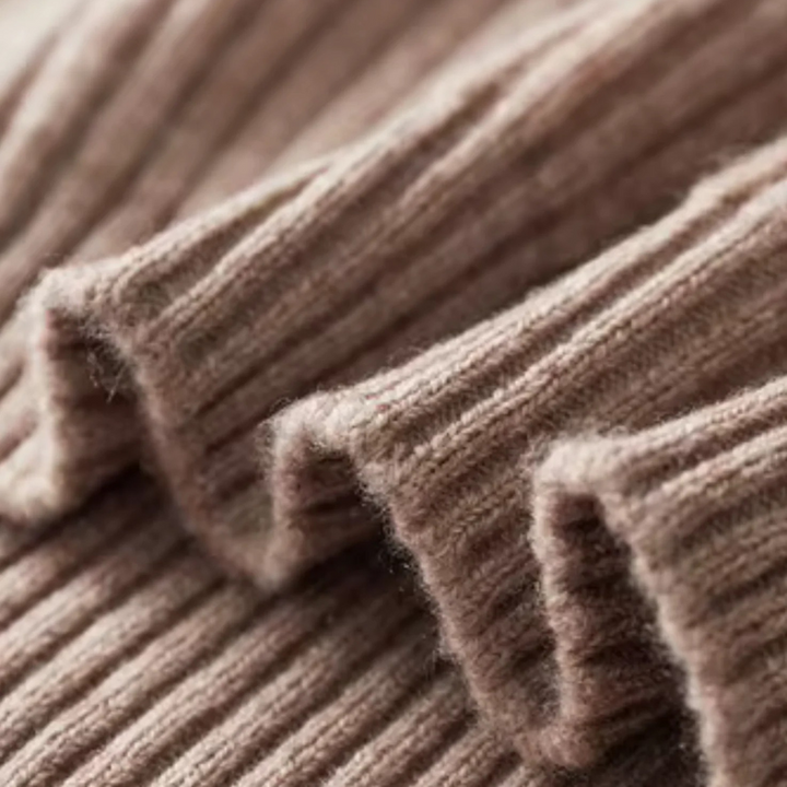 Pull Henley Homme Laine Mérinos Côtelé