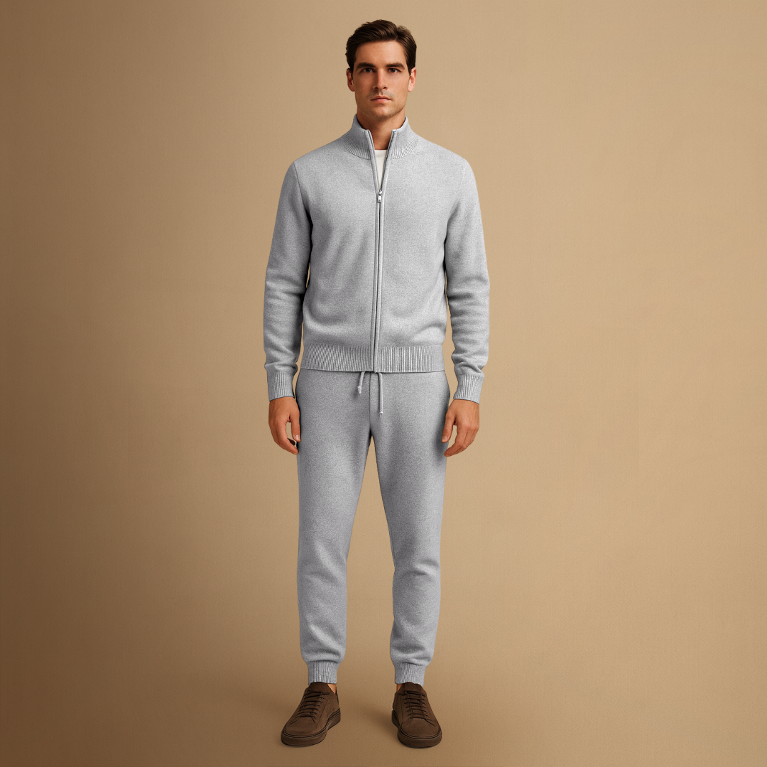 Survêtement Homme Zippé Laine Mérinos