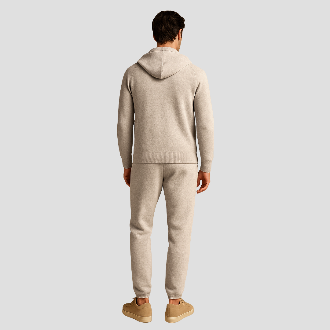 Ensemble Jogging Homme Zippé à Capuche