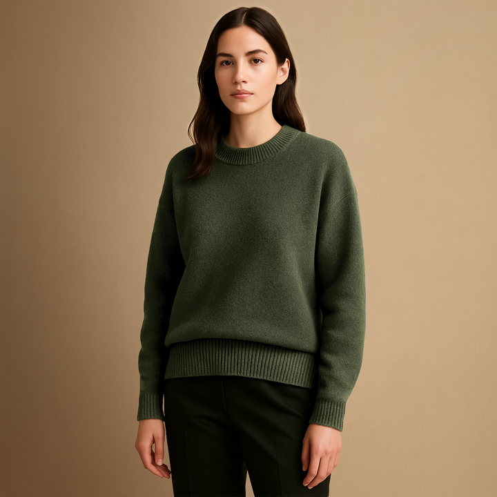 Pull Femme Col Rond Tricoté