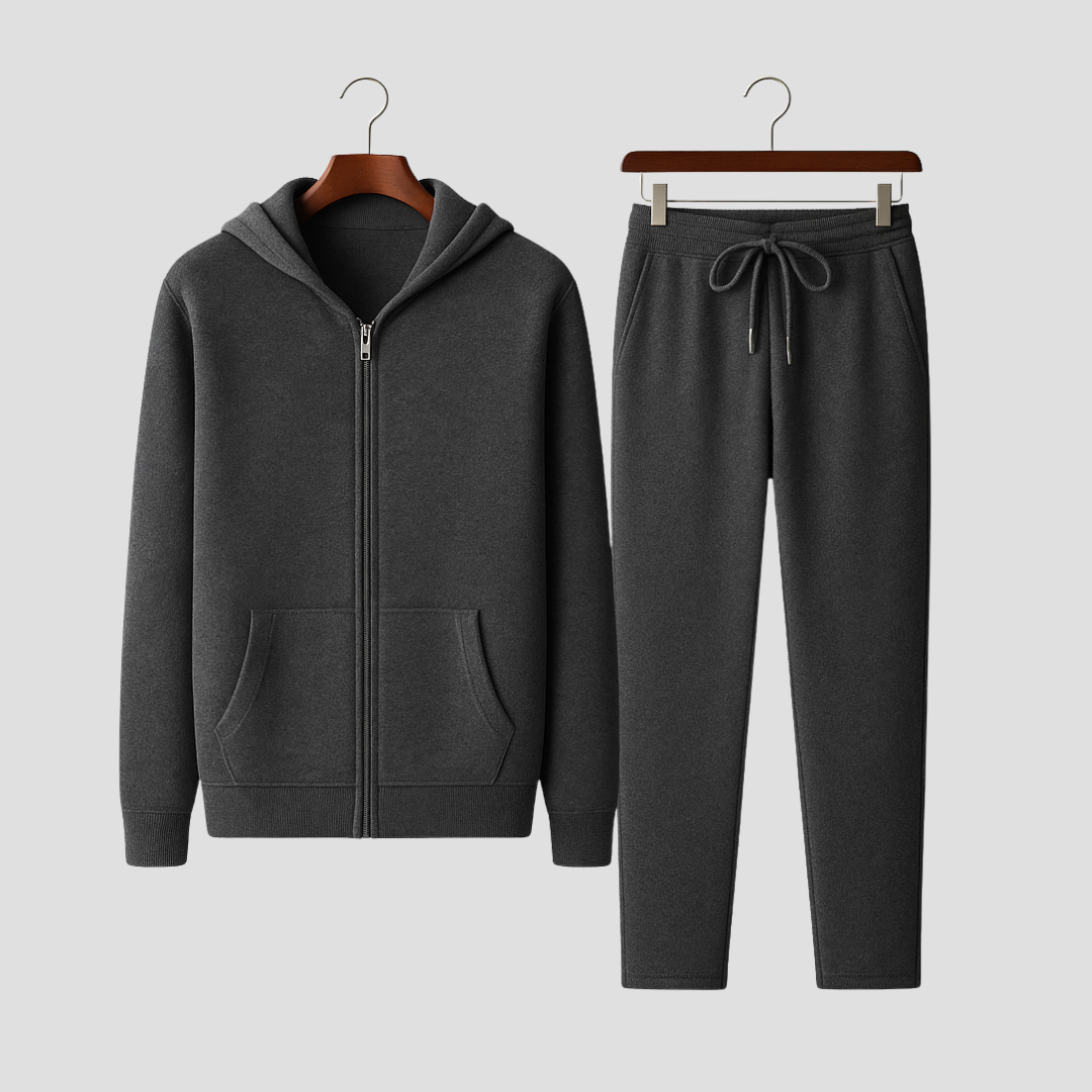 Ensemble Homme Laine Mérinos Zippé