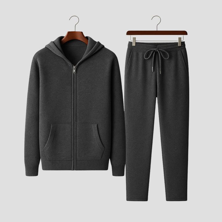 Ensemble Homme Laine Mérinos Zippé