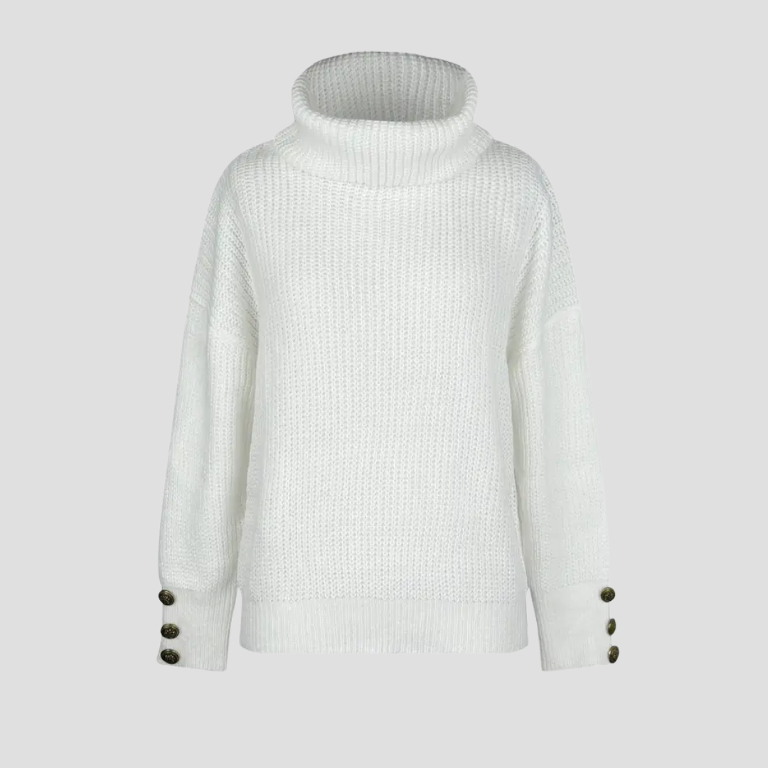 Pull Femme Col Roulé Oversize