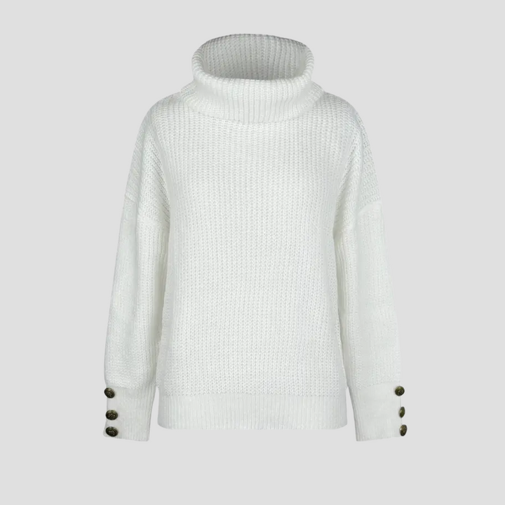 Pull Femme Col Roulé Oversize