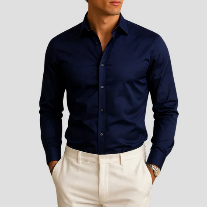 Chemise Homme Slim Boutons Contrastés